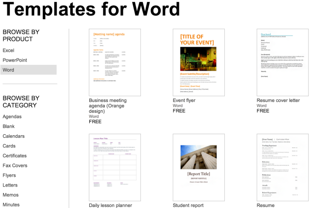 Over 20 Free Microsoft Office Templates & Documents In Microsoft Word Templates Reports