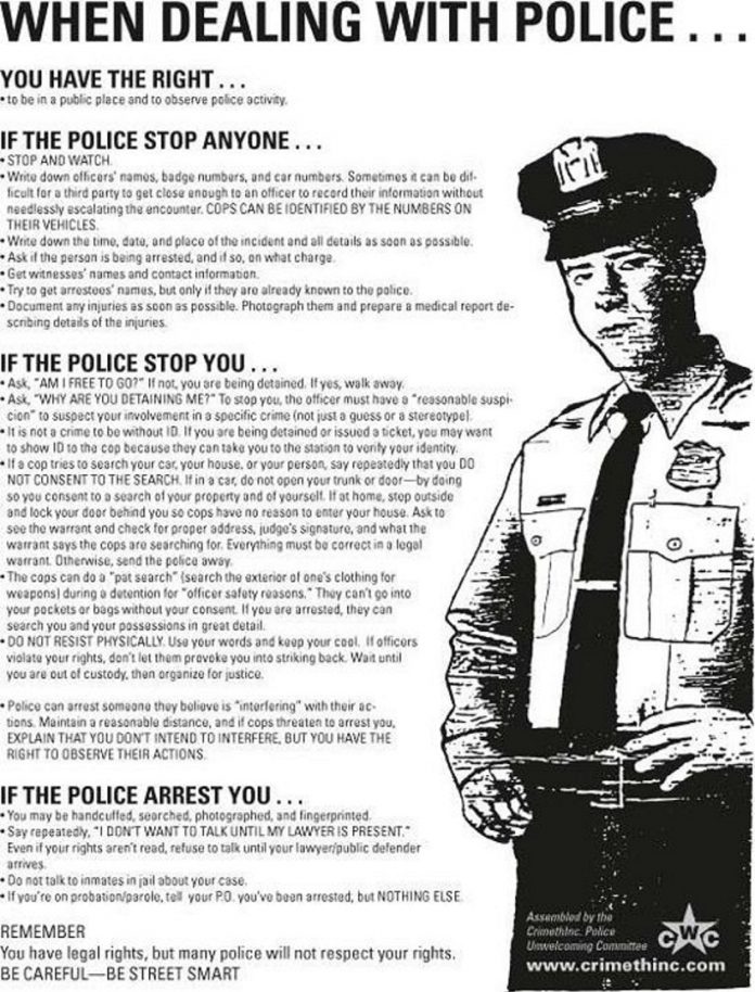 How to Deal with Cops