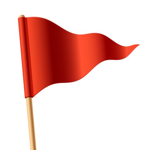 For flags relationship guys red Watch Out