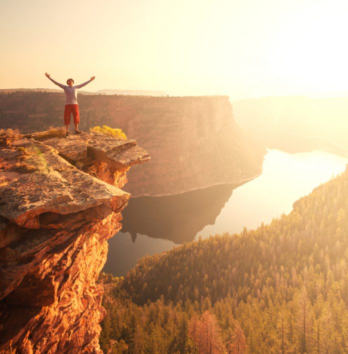 man-on-the-cliff