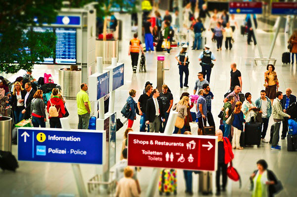 airport long lines