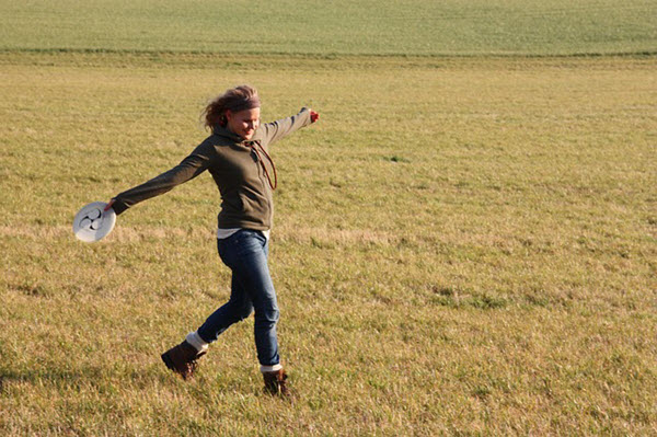 frisbee-exercise