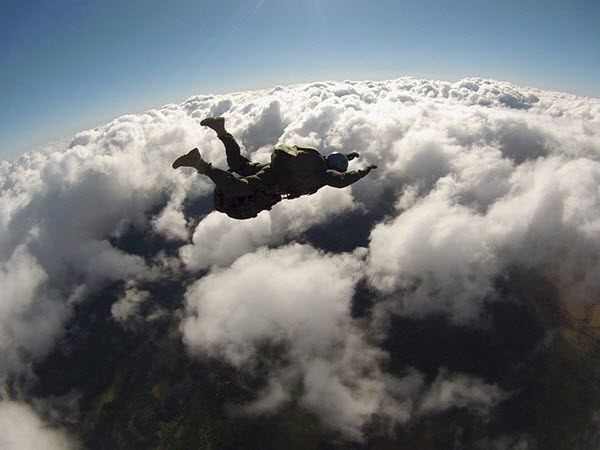 skydiving