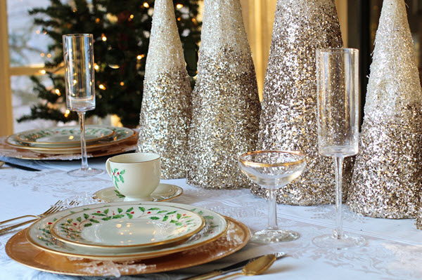 christmas table centepiece