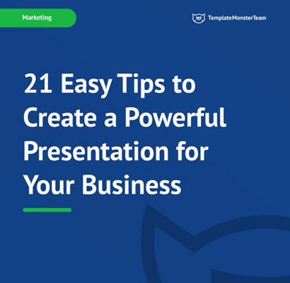 21 easy tips to create a powerful presentation for your business ebook