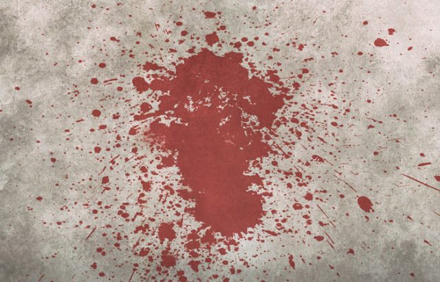 how to clean a blood spill