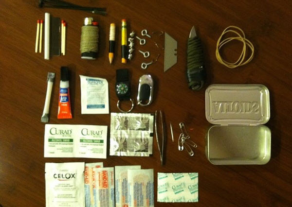 mini camping emergency kit