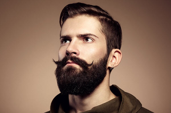 full beard beard style for rectangular face