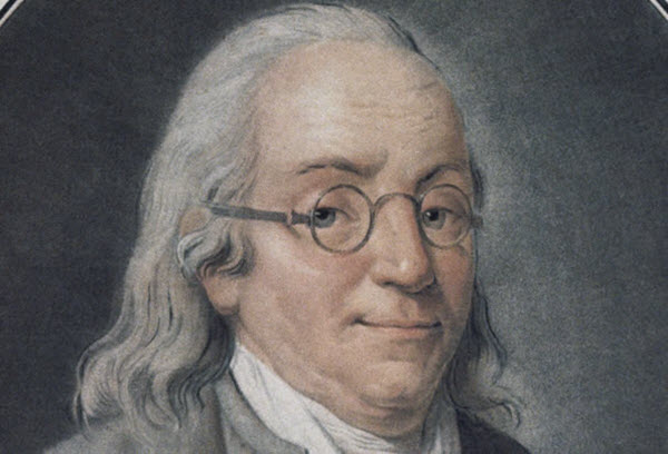 benjamin franklin invented glasses