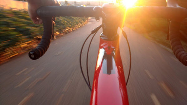 cycling alone time