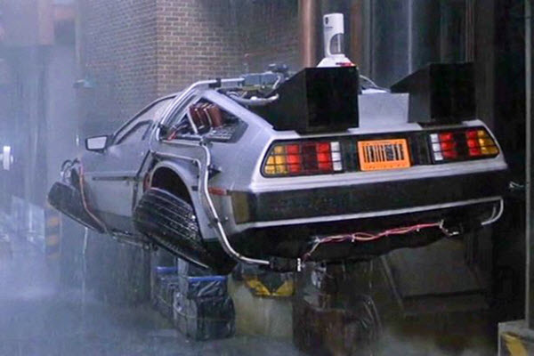 back to the future delorean