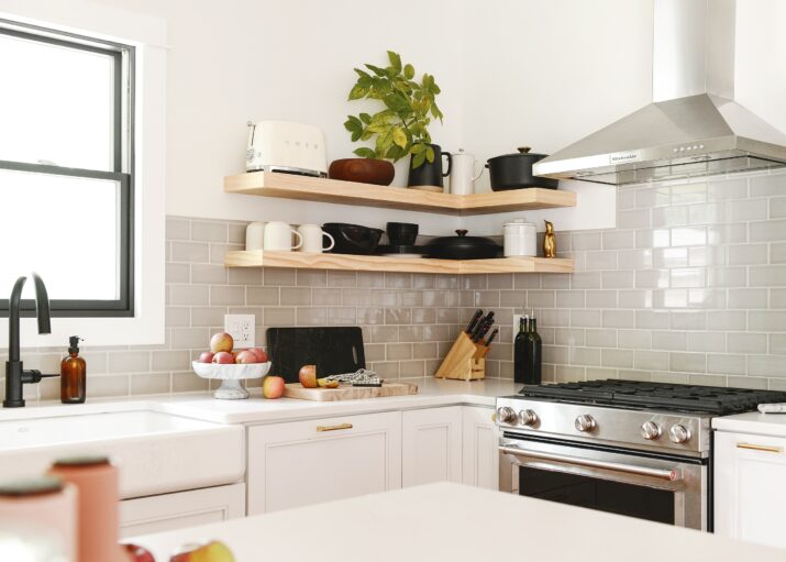 Do You Have Any Wooden Shelves Installed in Your Kitchen?