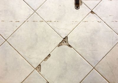 chipped tile