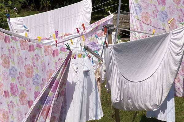 washing linens