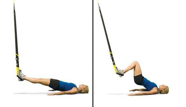 hamstring curl with handle cradles