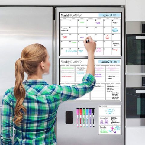 magnetic dry erase calendar