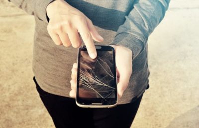 cracked screen safety