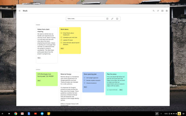 chrome extensions for productivity google keep