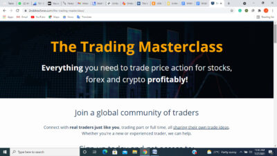 forex trading course - the trading masterclass