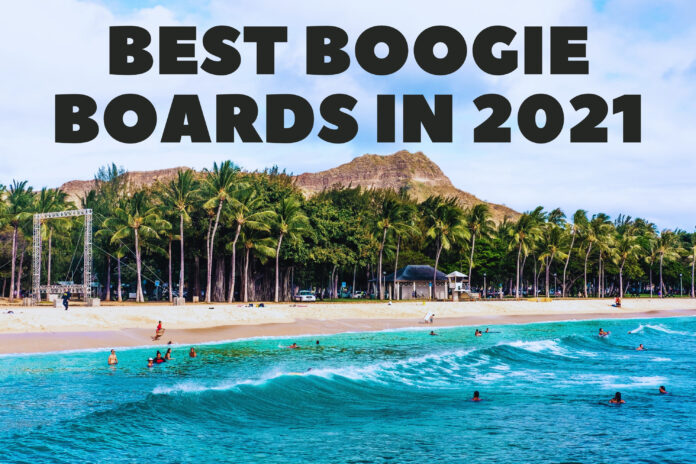 Best Boogie Board in 2021 feature image people in the beach