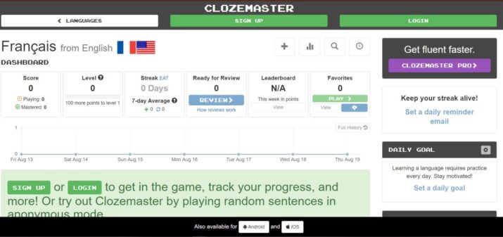 Clozemaster