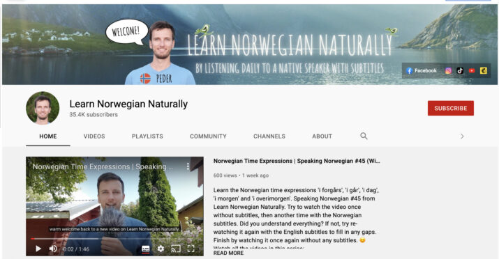 Learn Norwegian Naturally