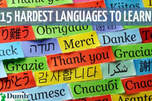 hjerte trappe Måske 15 Hardest Languages To Learn • Accurate Results • Dumb Little Man