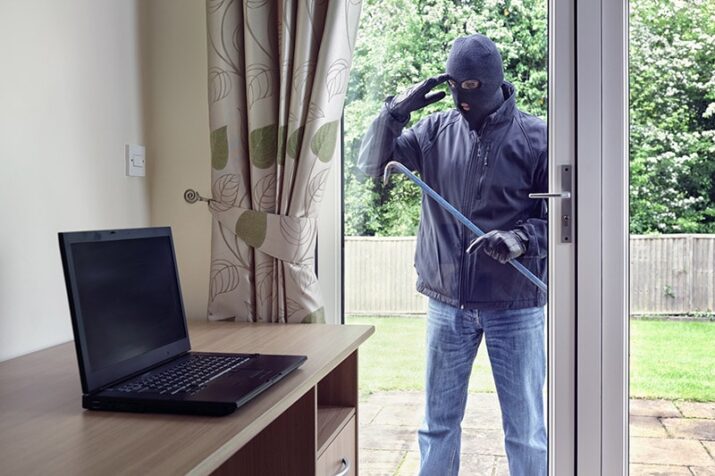 Keep valuables out of sight of windows
