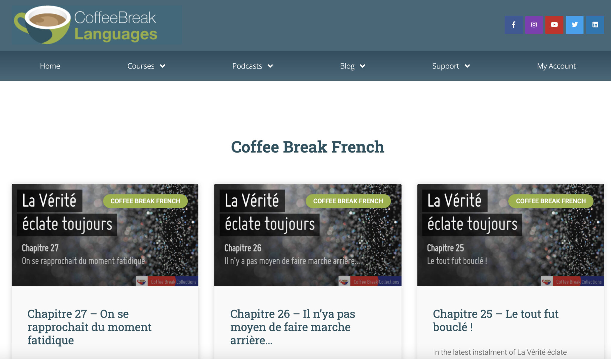 COFFEE BREAK FRENCH