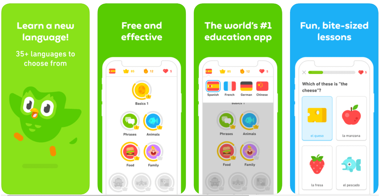 Use Gamified Language Learning Apps