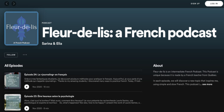 FLEUR-DE-LIS: A FRENCH PODCAST