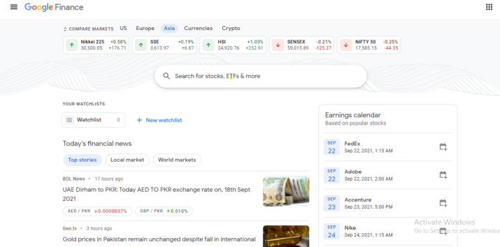 Google Finance