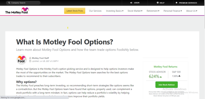 Motley Fool Options