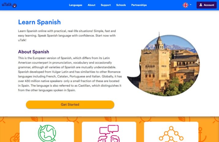 uTalk for Spanish Lessons