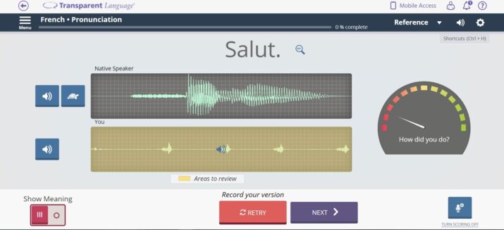 Transparent Language Review