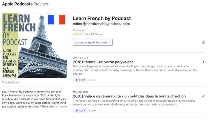 LEARN FRENCH BY PODCAST