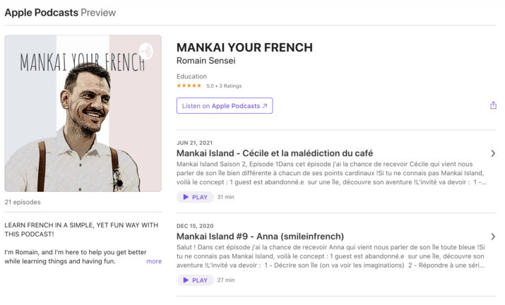 MANKAI YOUR FRENCH