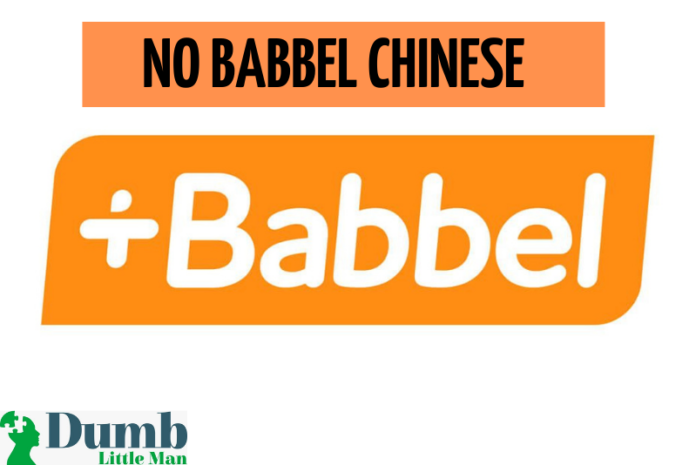No Babbel Chinese