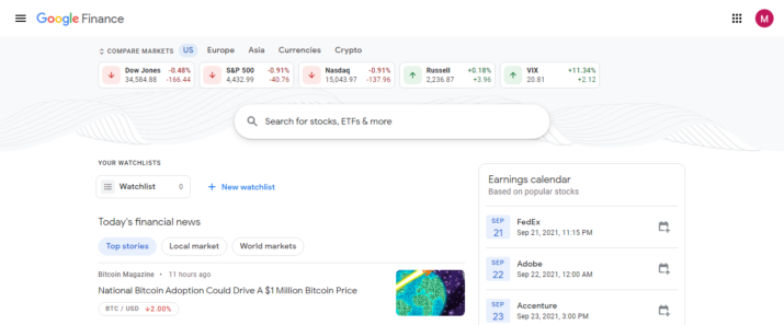 Google Finance