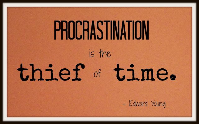 Stop Procrastinating