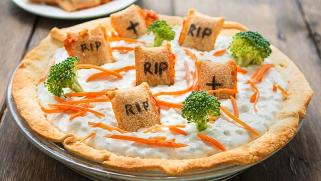 Cemetery Chicken Enchilada dip