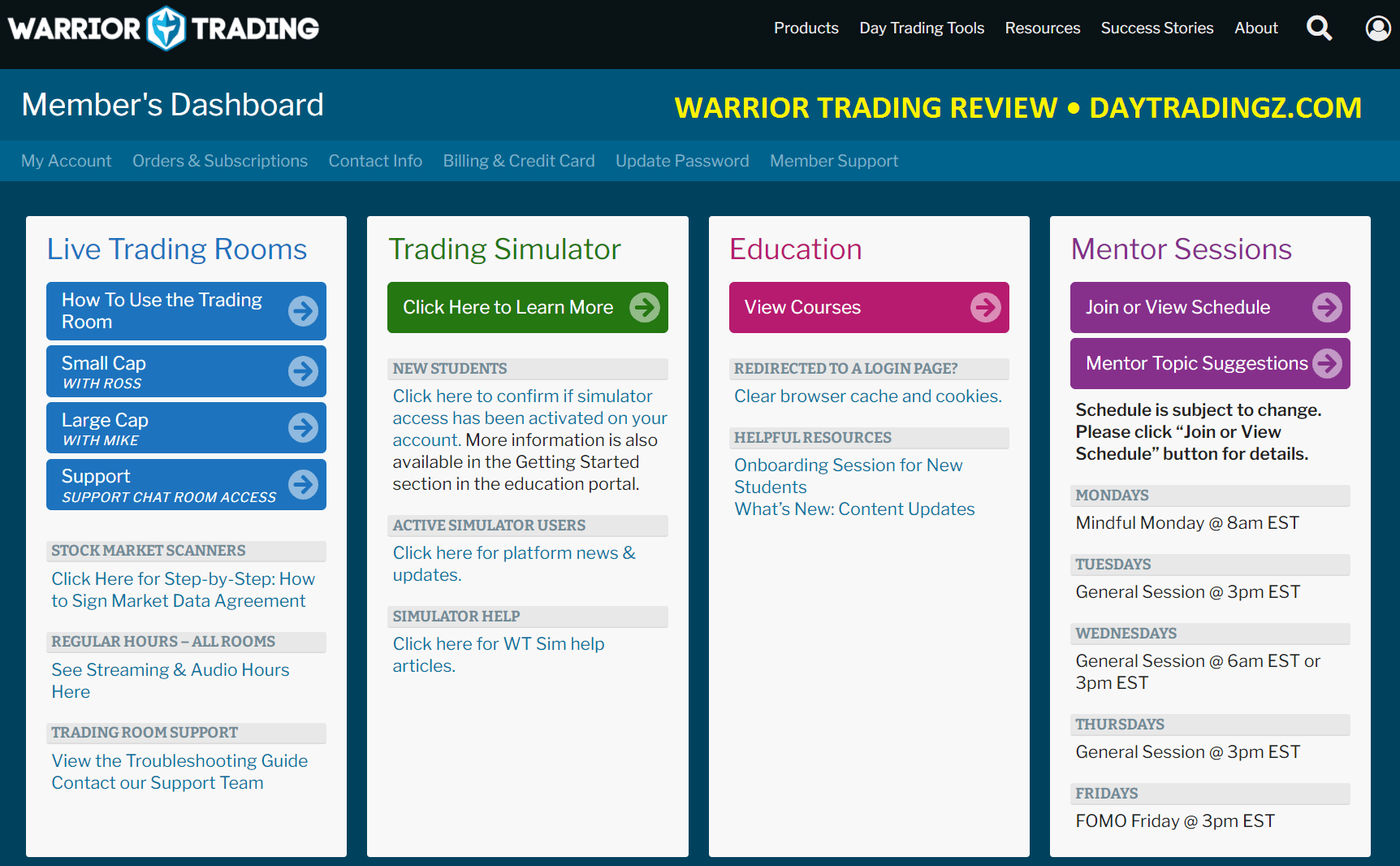 Warrior trading