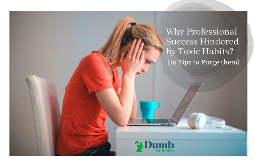  Why Professional Success Hindered by Toxic Habits? (10 Tips to Purge them)