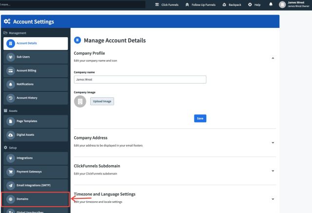 Connect Multiple Domains