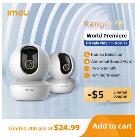 Imou Ranger SE Home WIFI Camera