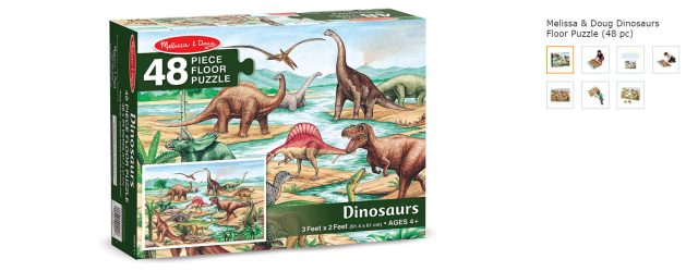 Melissa & Doug Dinosaur Floor Puzzle