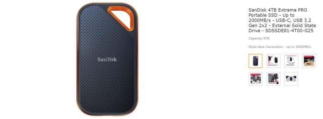 SanDisk 4TB Portable SSD