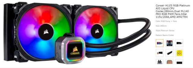 Corsair Liquid CPU Cooler