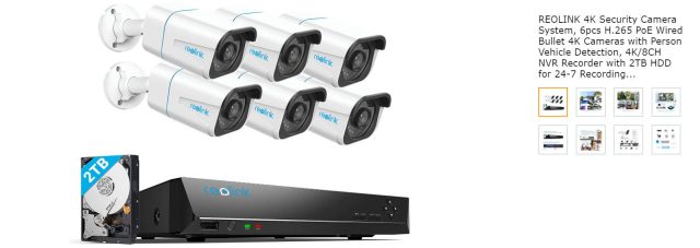 REOLINK 4K Security Camera System