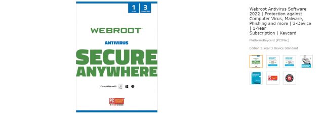 Webroot Antivirus Software 2022